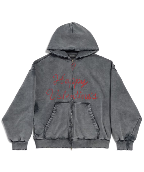 JK-25076<br><b>BALENCIAGA</b><br>립스틱 발렌타인 집업 후디</b><br>[매장가-160만원대]