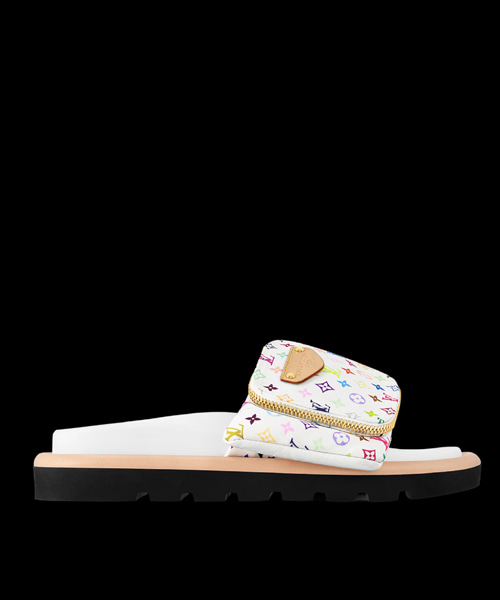 A-45848<br><b>LOUIS VUITTON x TAKASHI MURAKAMI</b><br>풀 필로우 플랫 컴포트 뮬</b><br>[매장가-150만원대]