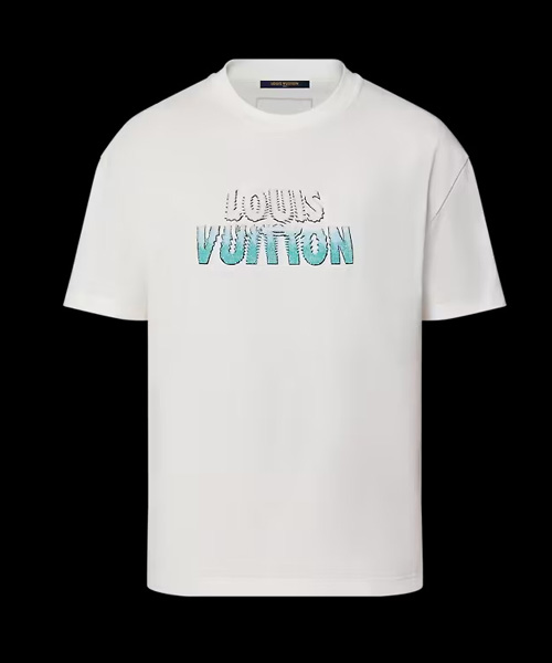 T-32352<br><b>LOUIS VUITTON</b><br>엠브로이더드 비즈 코튼 티셔츠</b><br>[매장가-180만원대]