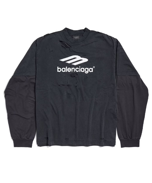 T-32328<br><b>BALENCIAGA</b><br>3B 스포츠 아이콘 레이어드 티셔츠</b><br>[매장가-120만원대]