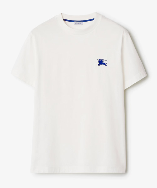 T-32346<br><b>BURBERRY</b><br>시그니처 자수 코튼 티셔츠</b><br>[매장가-70만원대]
