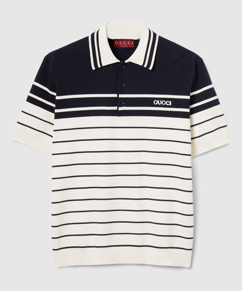 T-32367<br><b>GUCCI</b><br>엠브로이더리 코튼 폴로 셔츠</b><br>[매장가-170만원대]