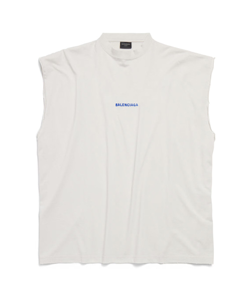 T-32357<br><b>BALENCIAGA</b><br>발렌시아가 백 슬리브리스 티셔츠</b><br>[매장가-100만원대]