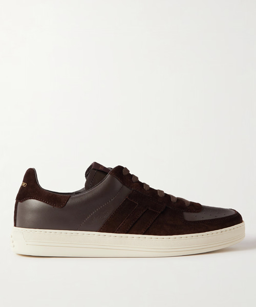 A-45933<br><b>TOM FORD</b><br>레드클리프 스웨이드 가죽 스니커즈</b><br>[매장가-130만원대]