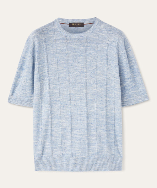 T-32375<br><b>LORO PIANA</b><br>토리 리넨 크루넥</b><br>[매장가-140만원대]