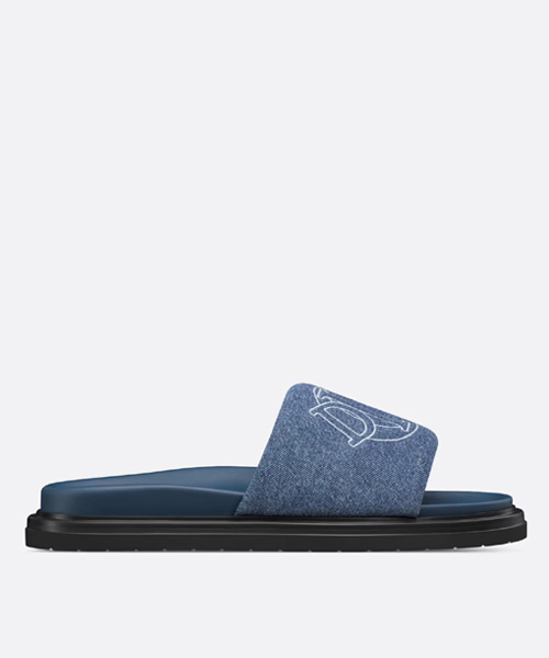 A-45942<br><b>DIOR</b><br>디올 퀄티드 데님 아쿠아 샌들</b><br>[매장가-110만원대]