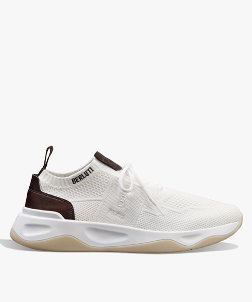 A-45991<br><b>BERLUTI</b><br>쉐도우 니트 & 레더 스니커즈</b><br>[매장가-170만원대]